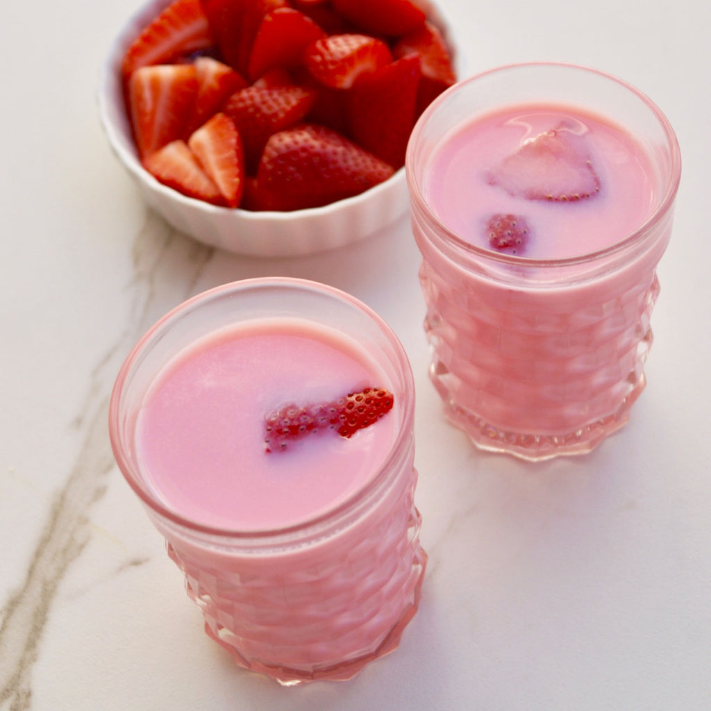 Strawberry Almond Milk