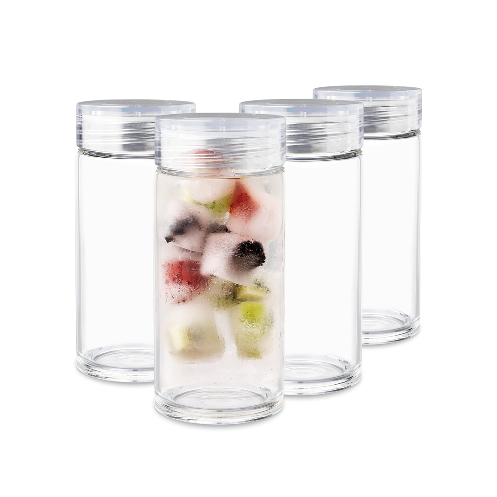 Small Clear Glass Bottles With Lids 4 Oz Glass Containers With Labels  Funnels An