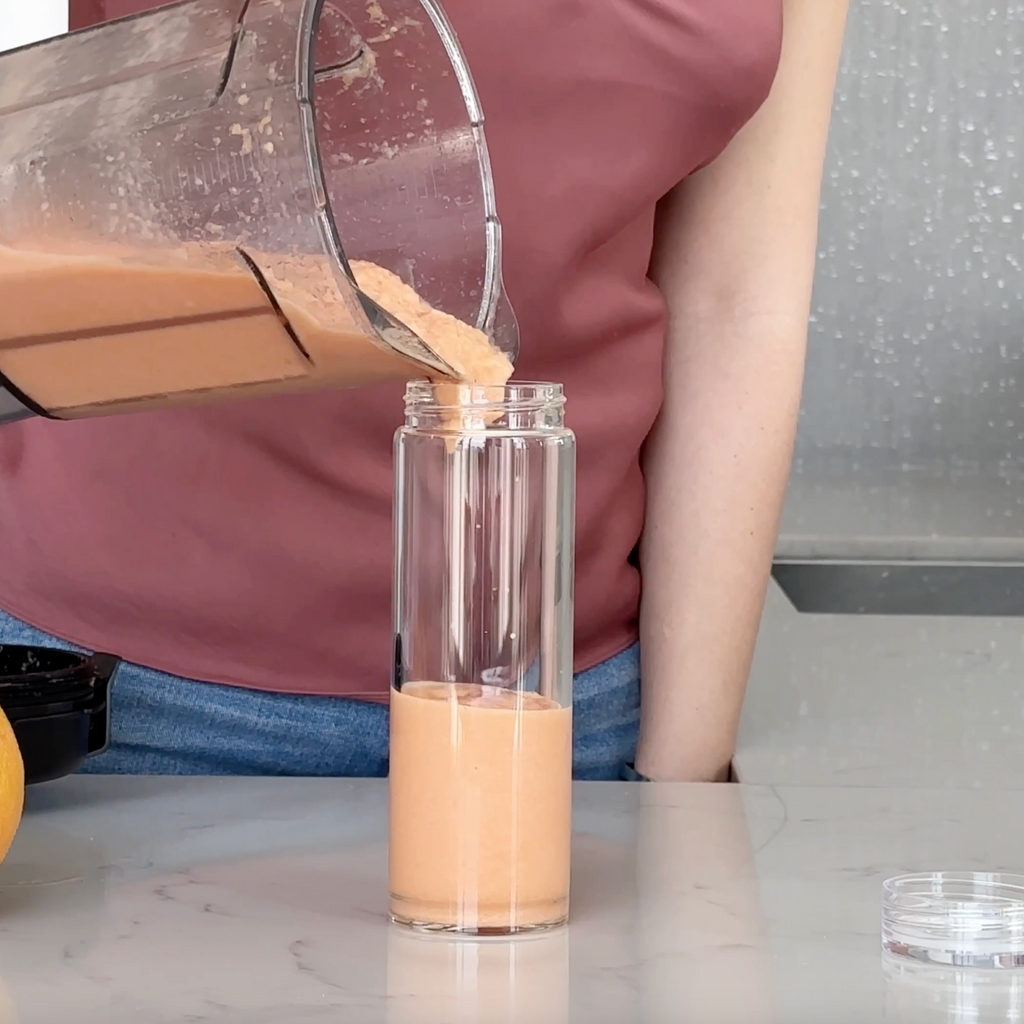 Glass Smoothie Bottle