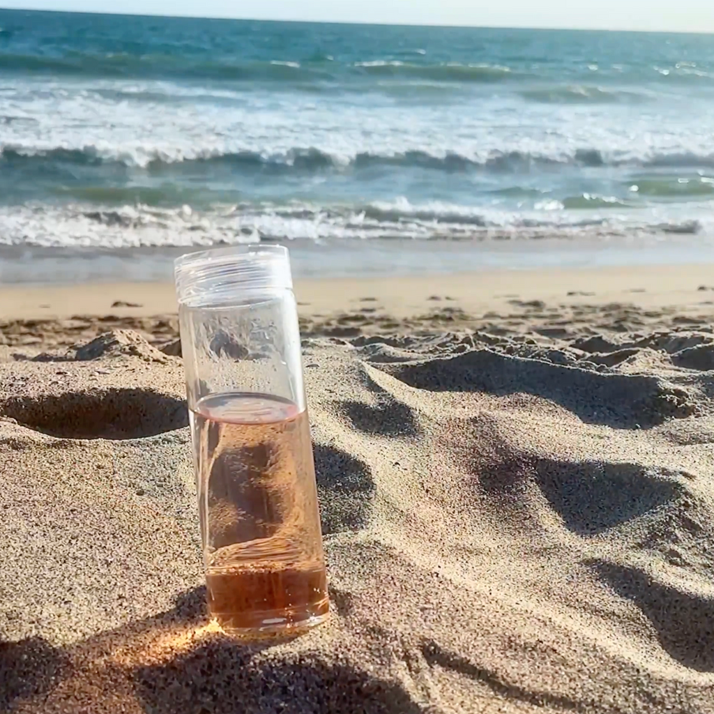 Glass Bottle on Beach